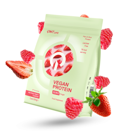  - VEGAN PROTEINQNT 500gr Fruits Rouges