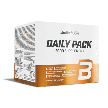 BioTech USA - Pack de compléments alimentaires Daily Pack - 30 sachets