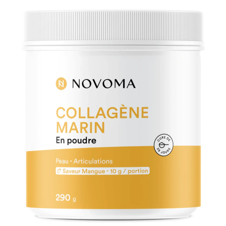 Novoma - Collagène Marin en Poudre - Saveur mangue